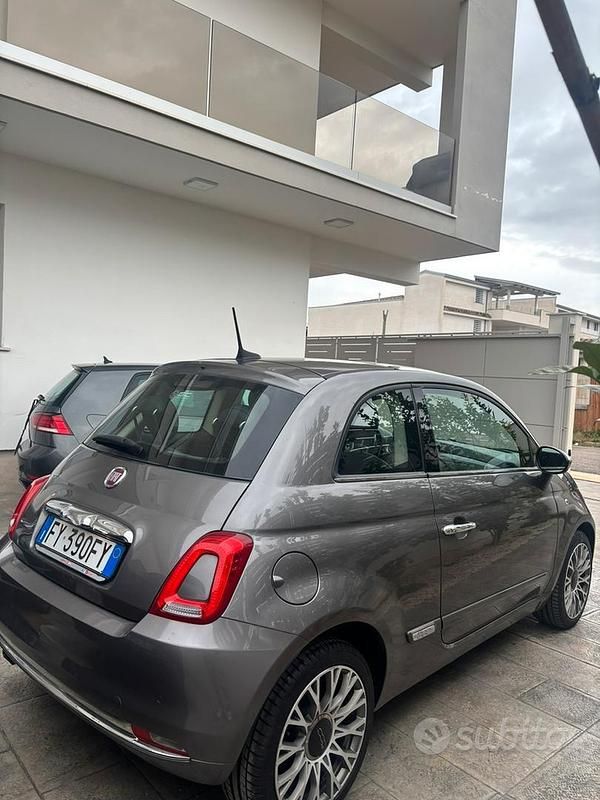 Usata Fiat 500 95 CV (69 kW) 2019 Grigio Utilitaria