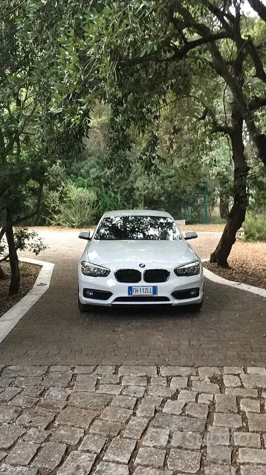 Usata BMW 118 Efficient Dynamics 150 CV (110 kW) 2017 Bianco Utilitaria