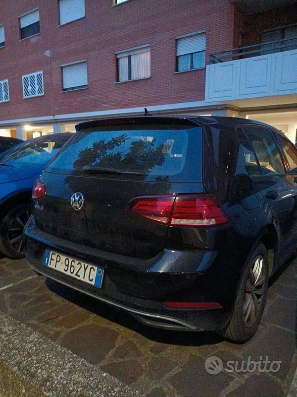 Usata VW Golf VII 115 CV (84 kW) 2018 Nero Berlina