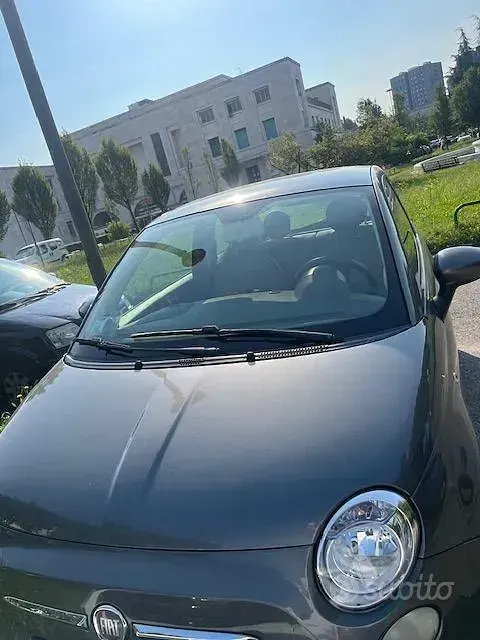 Usata Fiat 500 Lounge 69 CV (50 kW) 2012 Grigio Utilitaria