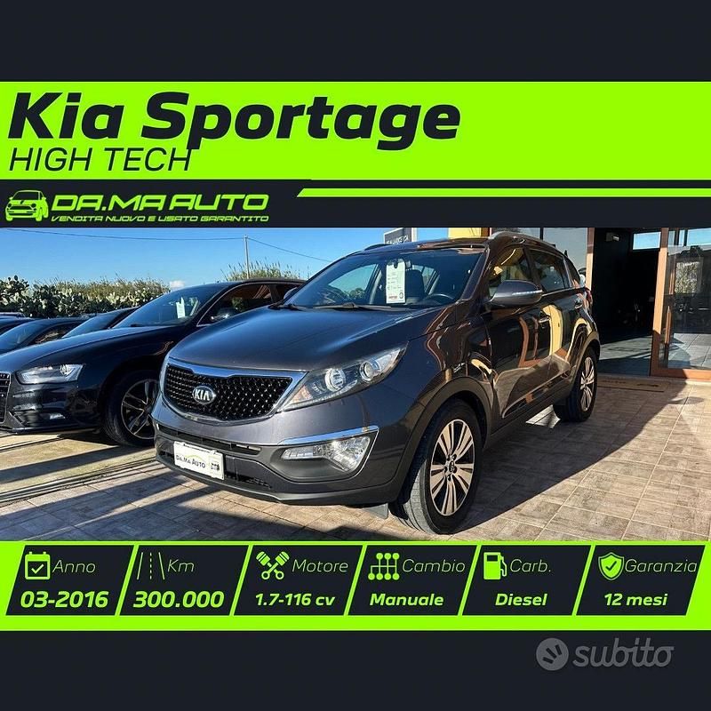 Usata Kia Sportage 115 CV (84 kW) 2016 Grigio SUV