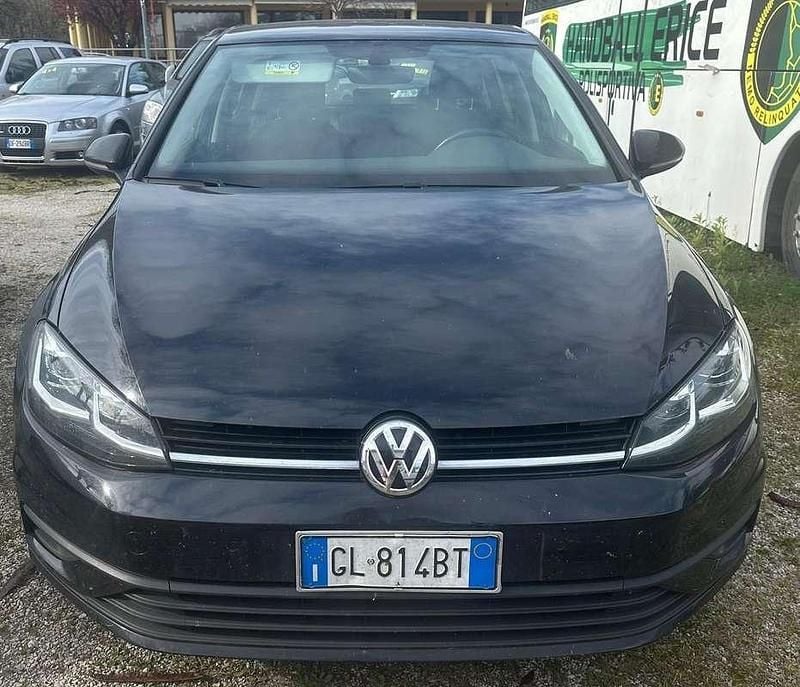Usata VW Golf VII Trendline 86 CV (63 kW) 2019 Nero Berlina