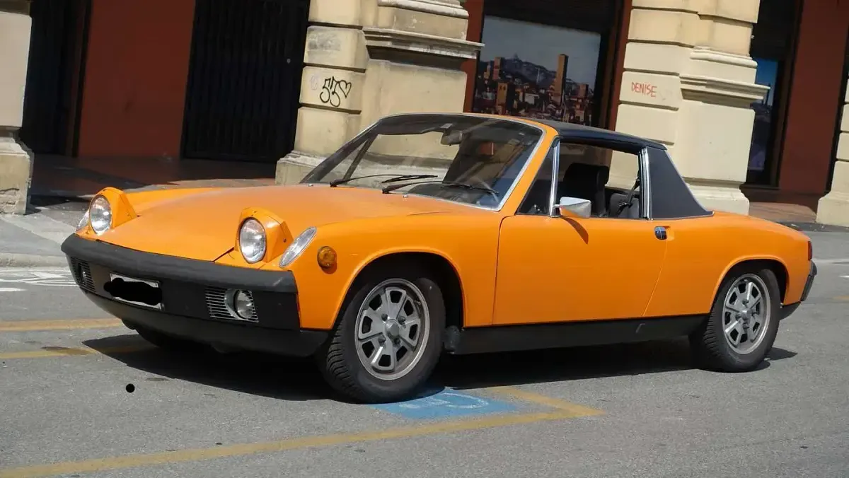 Usata Porsche 914 101 CV (74 kW) 1973 Arancione Cabrio