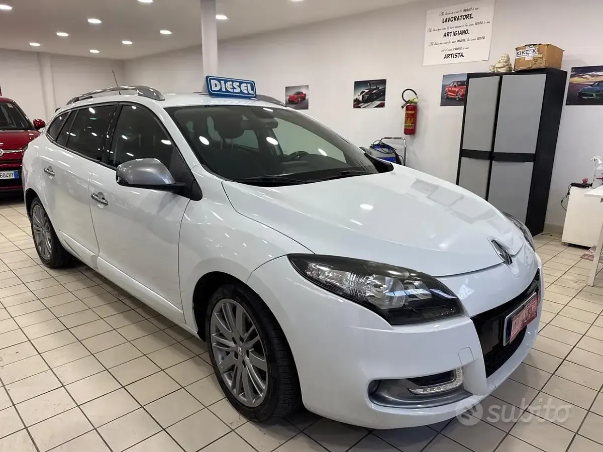 Usata Renault Mégane GT Line GT-Line 110 CV (80 kW) 2012 Bianco Berlina