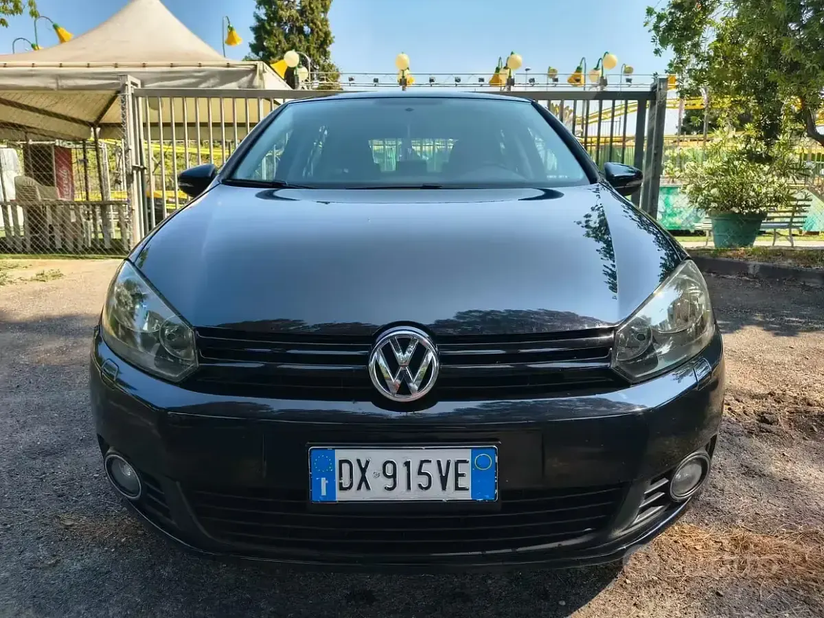 Usata VW Golf VI Highline 110 CV (80 kW) 2009 Nero Berlina