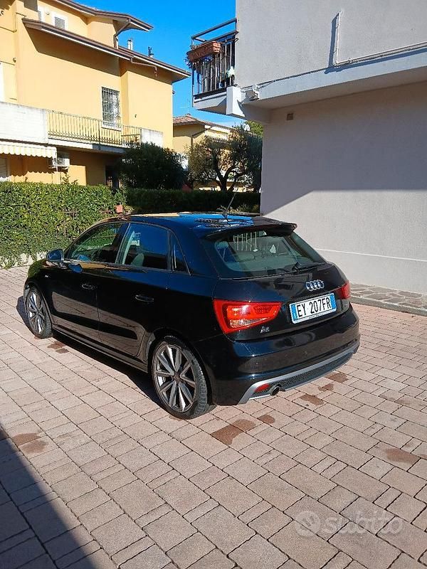 Usata Audi A1 S-Line 90 CV (66 kW) 2015 Nero Utilitaria