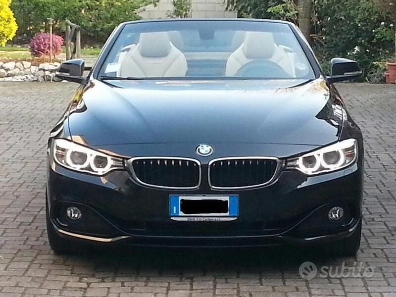 Usata BMW 428 Sport Line 245 CV (180 kW) 2014 Nero Cabrio