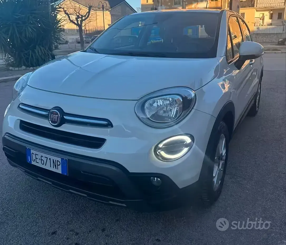 Usata Fiat 500X Cross 95 CV (69 kW) 2021 Bianco SUV