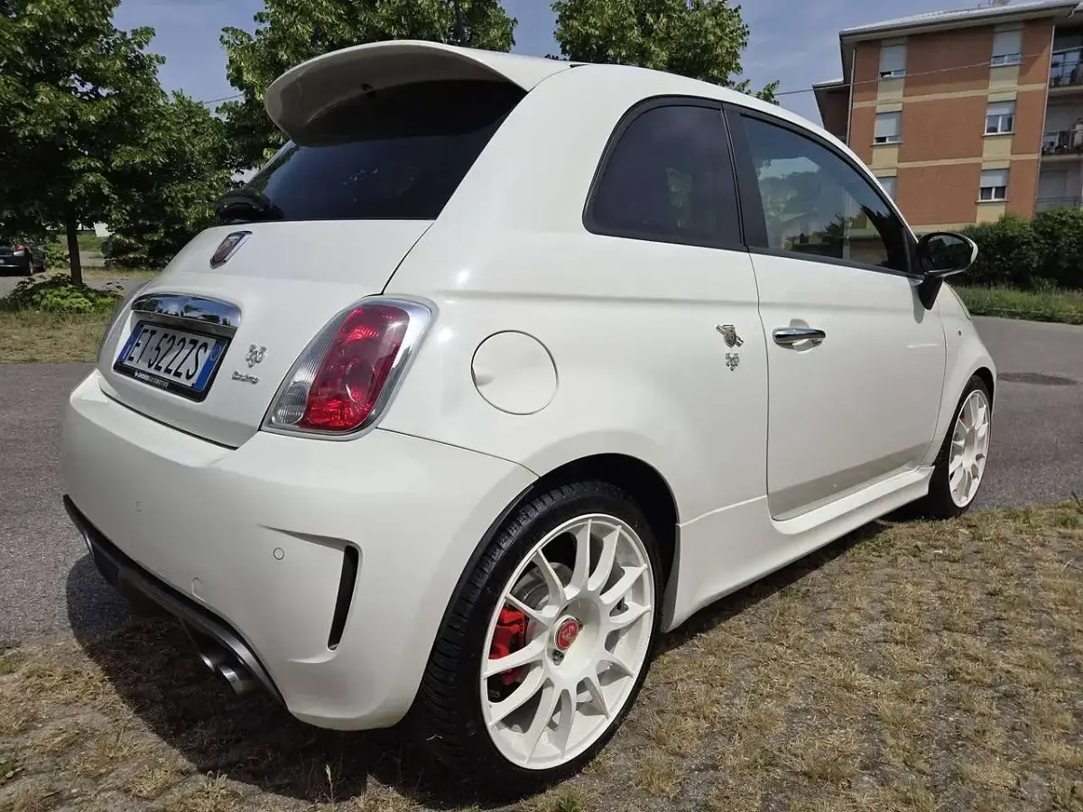 Usata Abarth 595 Turismo 159 CV (116 kW) 2014 Bianco Utilitaria