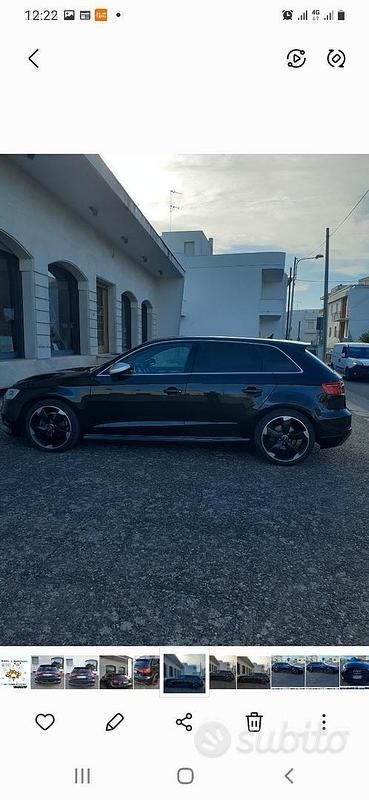 Usata Audi A3 2018 Nero Berlina