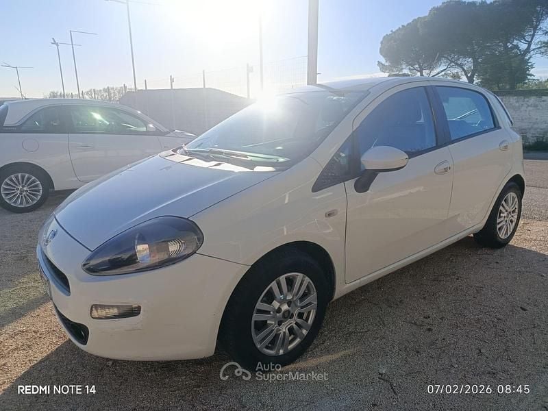 Usata Fiat Punto Evo S 75 CV (55 kW) 2012 Bianco Utilitaria