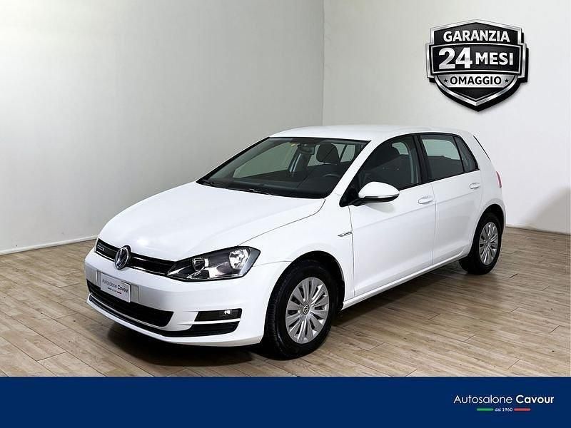 Usata VW Golf VII Trendline 110 CV (80 kW) 2015 Bianco Utilitaria