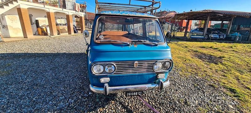 Blu Usata 1970 Fiat 850 Monovolume | 3800 € - Immagine 1/4