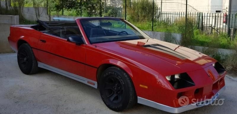 Usata Chevrolet Camaro Sport 1984 Rosso Cabrio