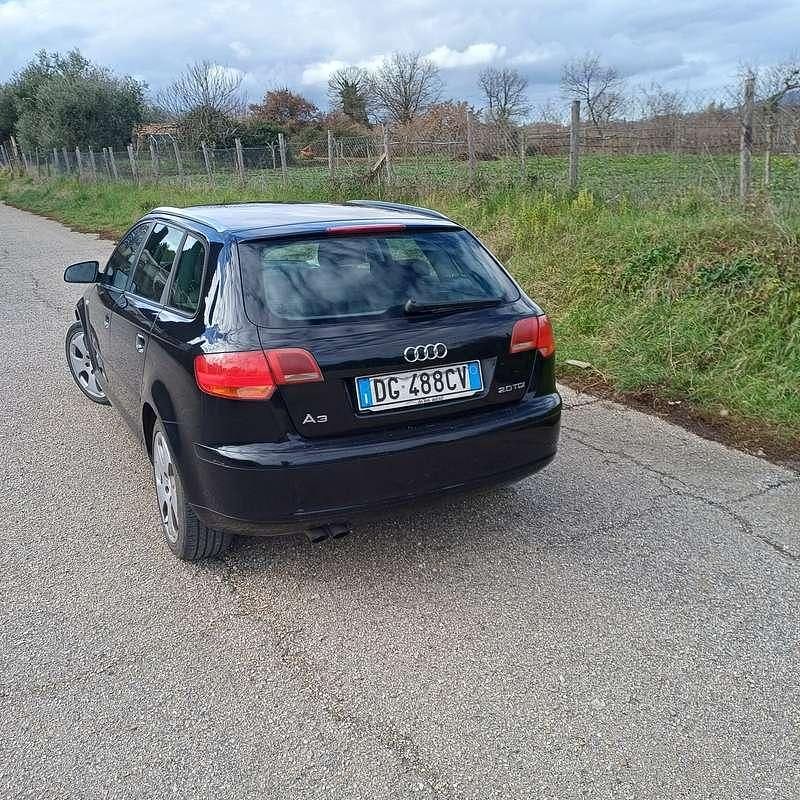 Usata Audi A3 Ambition 140 CV (102 kW) 2008 Nero Utilitaria