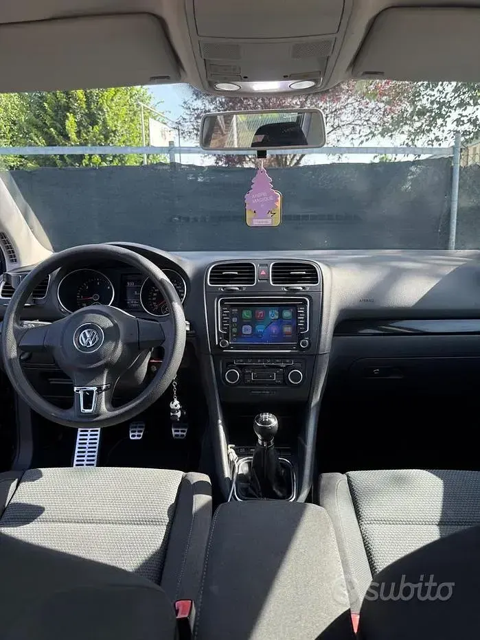 Usata VW Golf VI 110 CV (80 kW) 2009 Nero Utilitaria