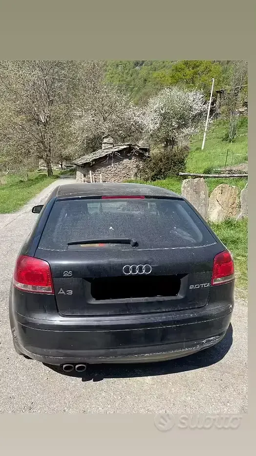 Usado Audi A3 140 CV (102 kW) 2007 Negro Utilitario