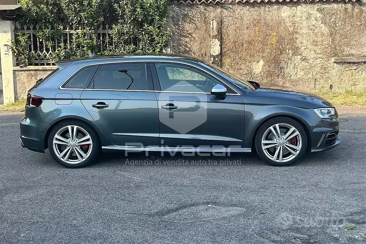 Usata Audi S3 Sportback 300 CV (220 kW) 2015 Grigio Utilitaria