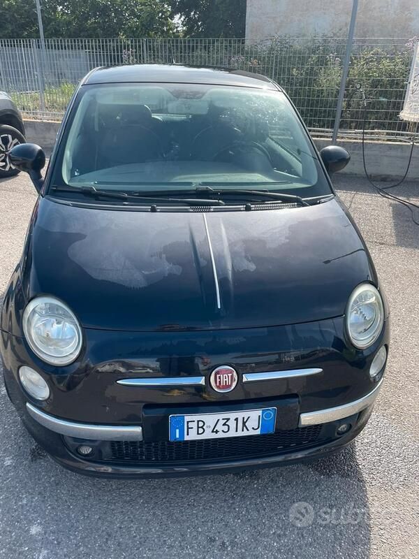 Usata Fiat 500 75 CV (55 kW) 2011 Nero Utilitaria