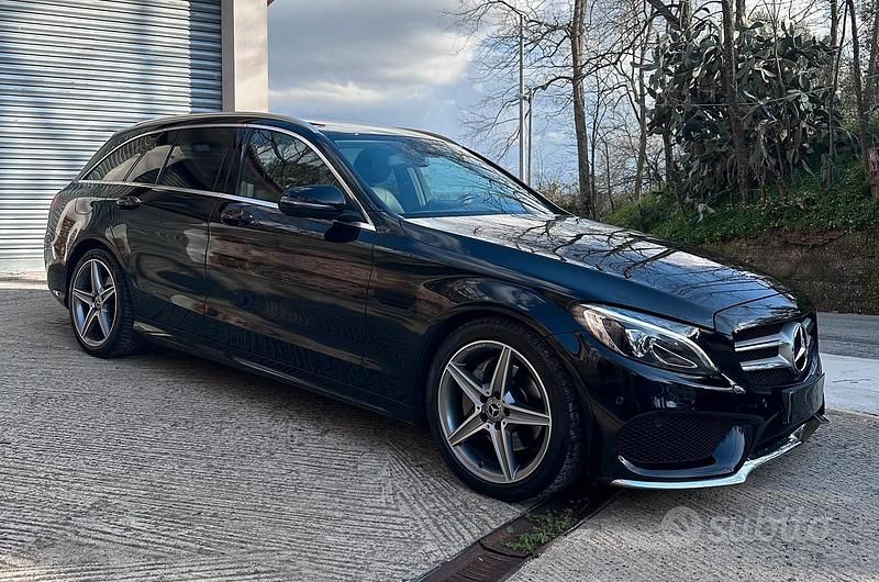 Usata Mercedes C220 Premium 170 CV (125 kW) 2018 Nero Station wagon