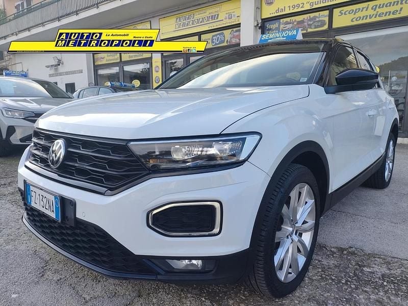 Bianco Usata 2019 VW T-Roc Advance SUV | 15.550 € (Super prezzo) - Immagine 1/4