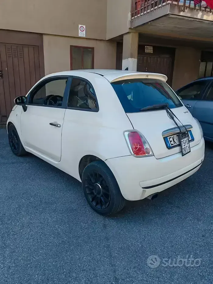 Usata Fiat 500 85 CV (62 kW) 2011 Bianco Berlina
