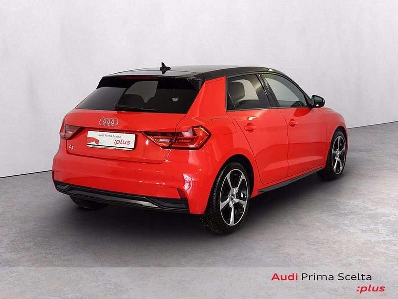 Usata Audi A1 Sportback 116 CV (85 kW) 2020 Rosso misano perla grigio manh Utilitaria