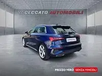 Usata Audi A3 Sportback S-Line 116 CV (85 kW) 2024 Blu Utilitaria