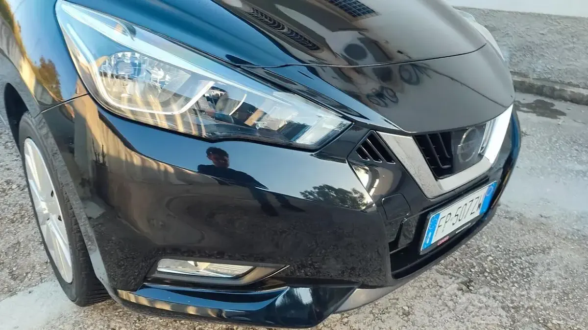 Usata Nissan Micra Visia 71 CV (52 kW) 2018 Nero Utilitaria