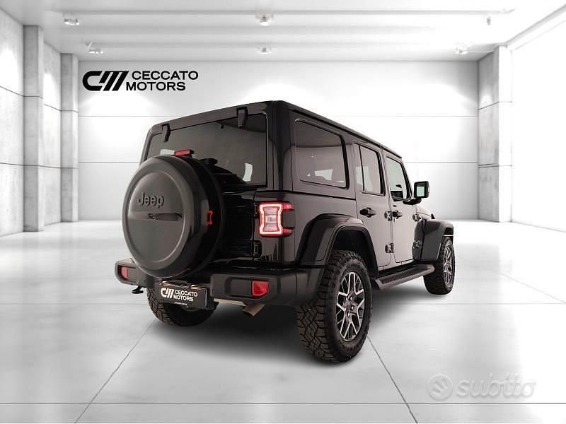 Usata Jeep Wrangler Unlimited 2021 Nero SUV