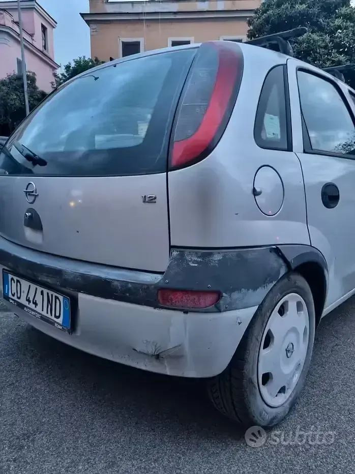Usata Opel Corsa 75 CV (55 kW) 2002 Grigio Utilitaria