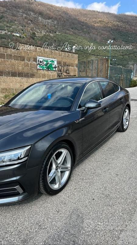 Usata Audi A5 S-Line 170 CV (125 kW) 2019 Grigio Coupé