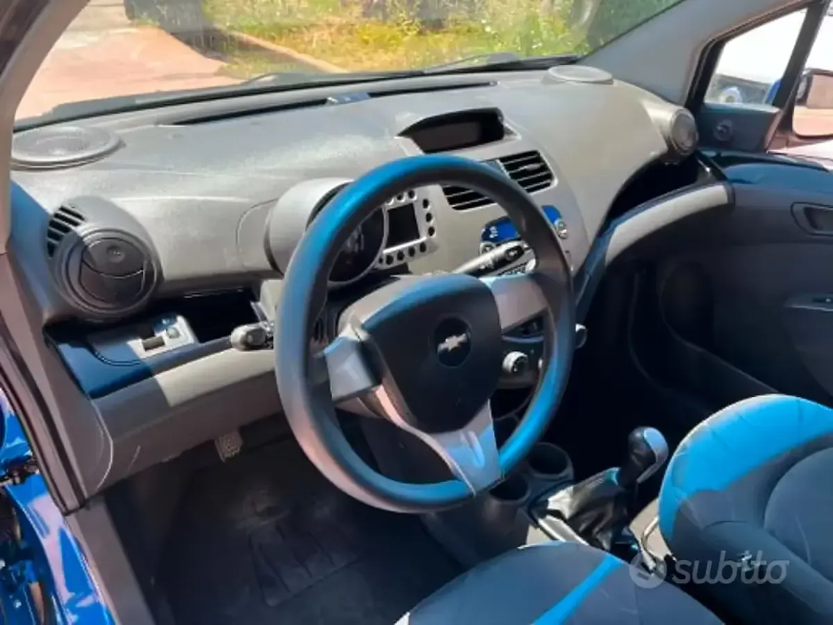 Usata Chevrolet Spark LS 68 CV (50 kW) 2012 Blu Utilitaria