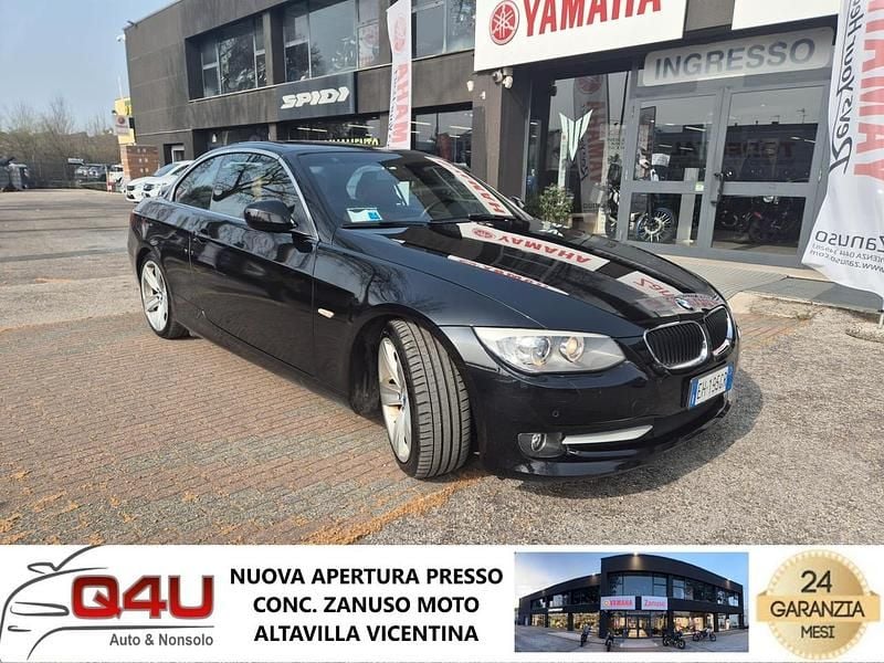 Usata BMW 320 Cabriolet Sport Line 185 CV (136 kW) 2011 Nero Cabrio