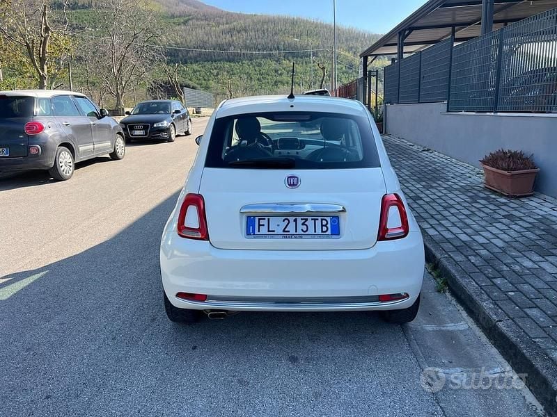 Usata Fiat 500 Lounge 69 CV (50 kW) 2017 Bianco Cabrio