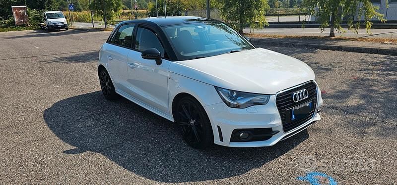 Usata Audi A1 Sportback S-Line 86 CV (63 kW) 2015 Bianco Utilitaria