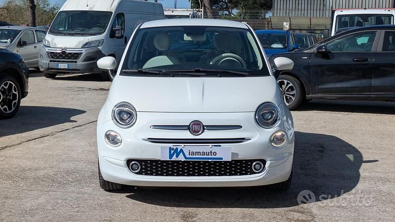 Usata Fiat 500 Lounge 69 CV (50 kW) 2019 Bianco Utilitaria