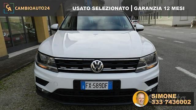 Usata VW Tiguan Business 150 CV (110 kW) 2019 Bianco SUV