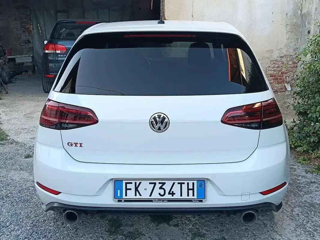 Usata VW Golf VII GTI 245 CV (180 kW) 2017 Bianco Berlina