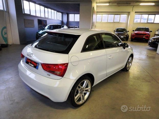 Usata Audi A1 S-Line 90 CV (66 kW) 2014 Bianco Utilitaria