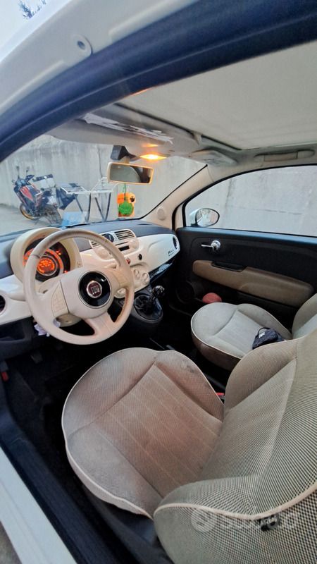 Usata Fiat 500 95 CV (69 kW) 2012 Bianco Utilitaria