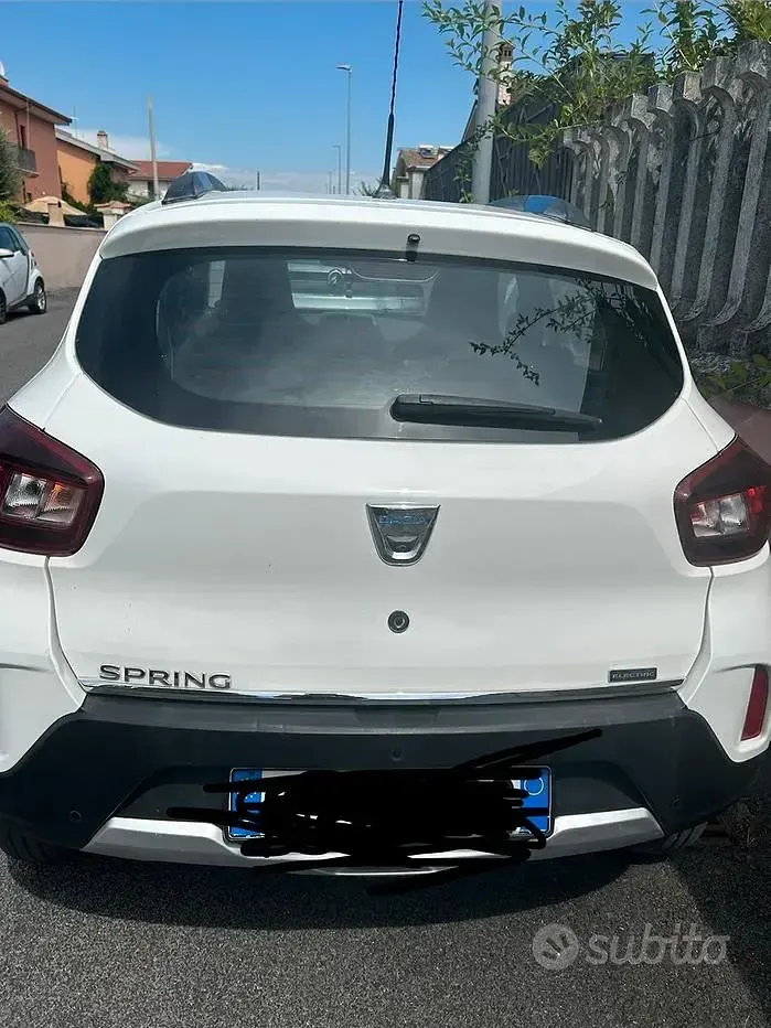 Usata Dacia Spring Comfort Plus 18 kW (25 CV) 2021 Bianco Utilitaria