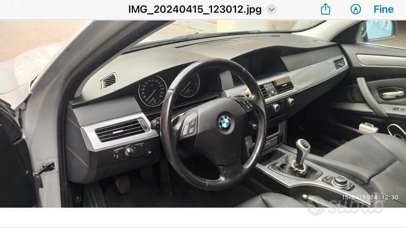 Usata BMW 520 177 CV (130 kW) 2009 Grigio Berlina