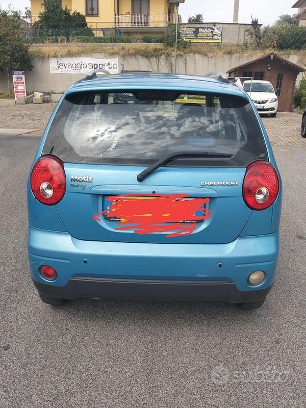Usata Chevrolet Matiz 67 CV (49 kW) 2008 Blu Utilitaria