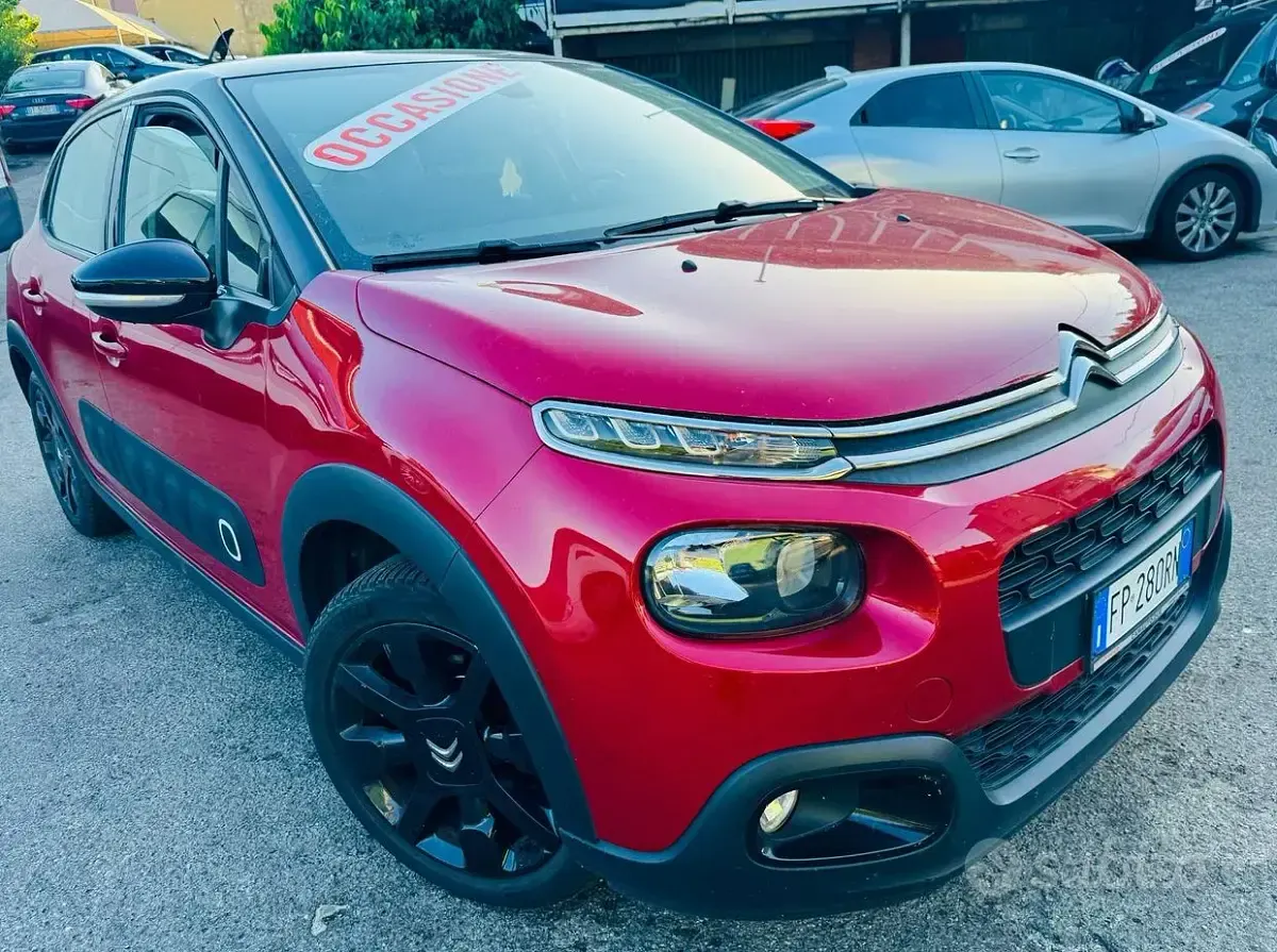 Usata Citroën C3 PureTech 83 CV (61 kW) 2018 Rosso Utilitaria