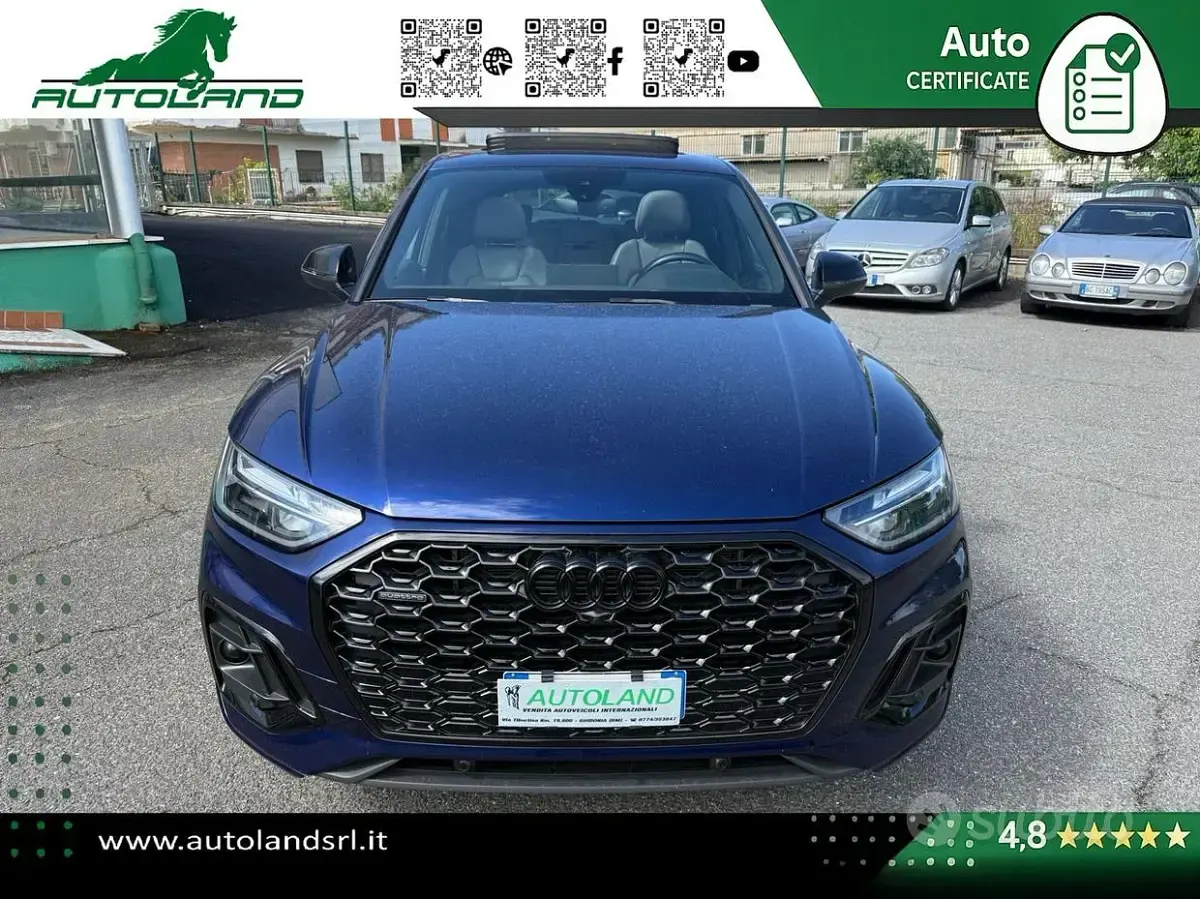 Usata Audi Q5 Sportback S-line plus 265 CV (194 kW) 2022 Blu SUV