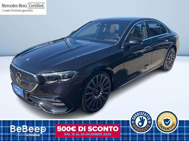 Nero metallizzato Usata 2024 Mercedes E220 Advanced Plus Tre volumi | 56.900 € (Cara) - Immagine 1/4