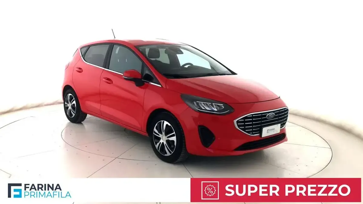 Usado Ford Fiesta Titanium 125 HP (91 kW) 2023 Vermelho Citadino