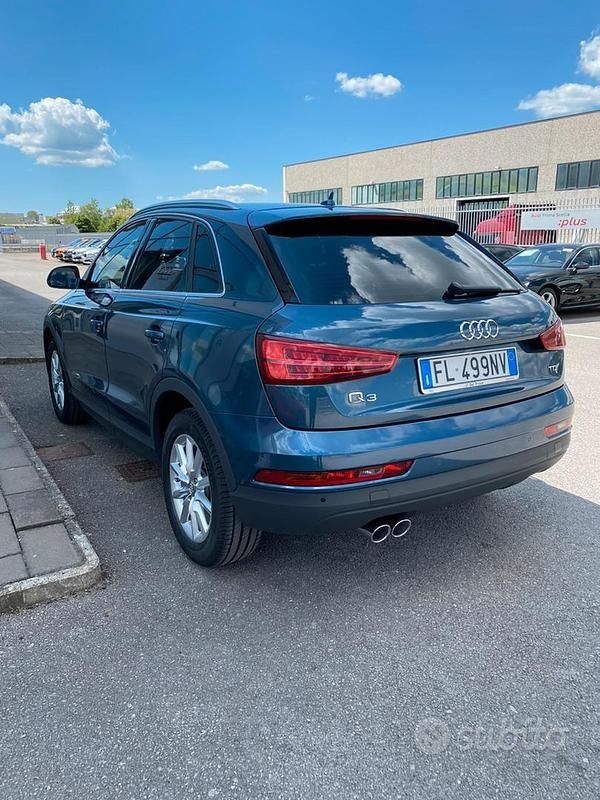 Usata Audi Q3 120 CV (88 kW) 2017 Blu SUV