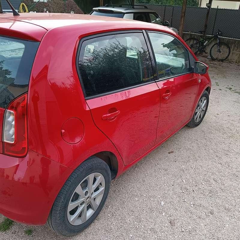 Usata Skoda Citigo G-TEC Elegance 68 CV (50 kW) 2014 Rosso Utilitaria